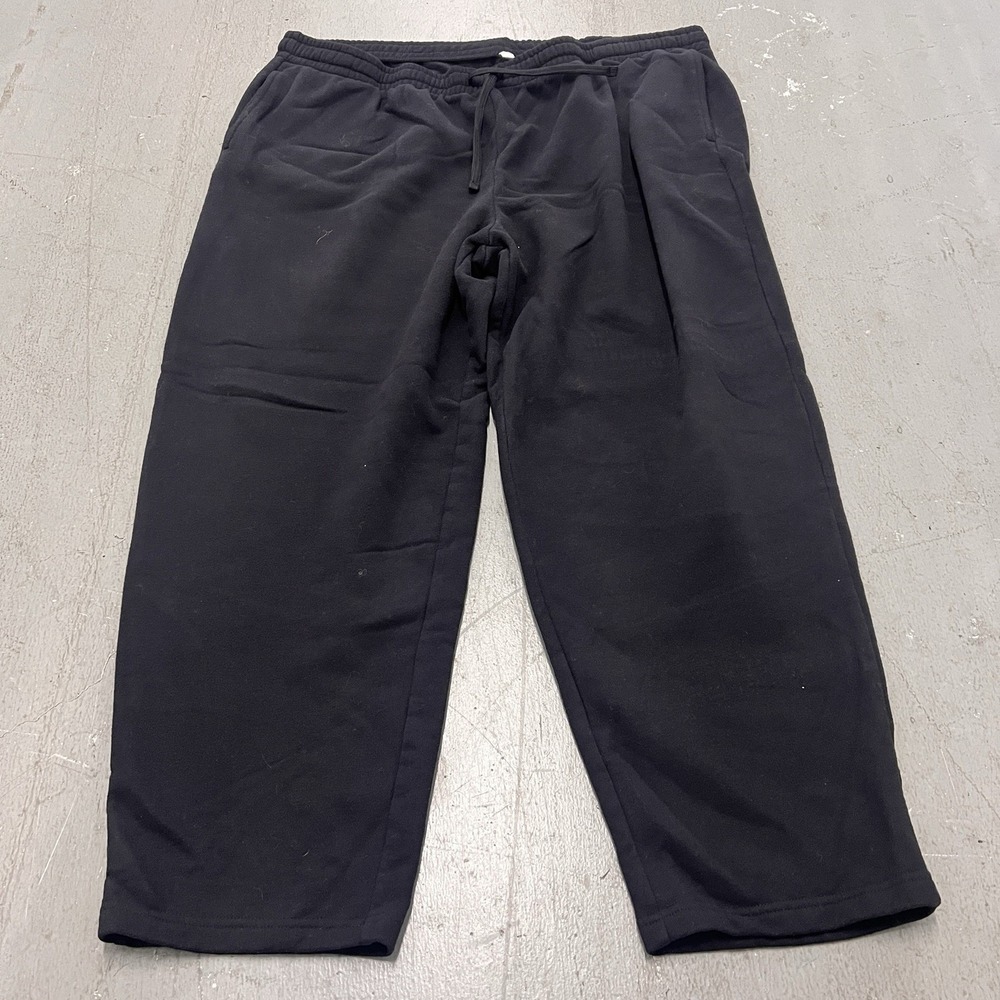 Tek‎ Gear Men's Ultra Soft Fleece Sweatpants 4XB Black Cozy Lounge Athletic